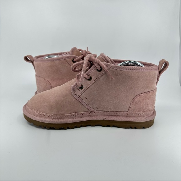 UGG NEUMEL WOMEN ANKLE BOOTS SUEDE PINK CLOUD US 7 /UK 5 /EU 38 - Picture 3 of 9